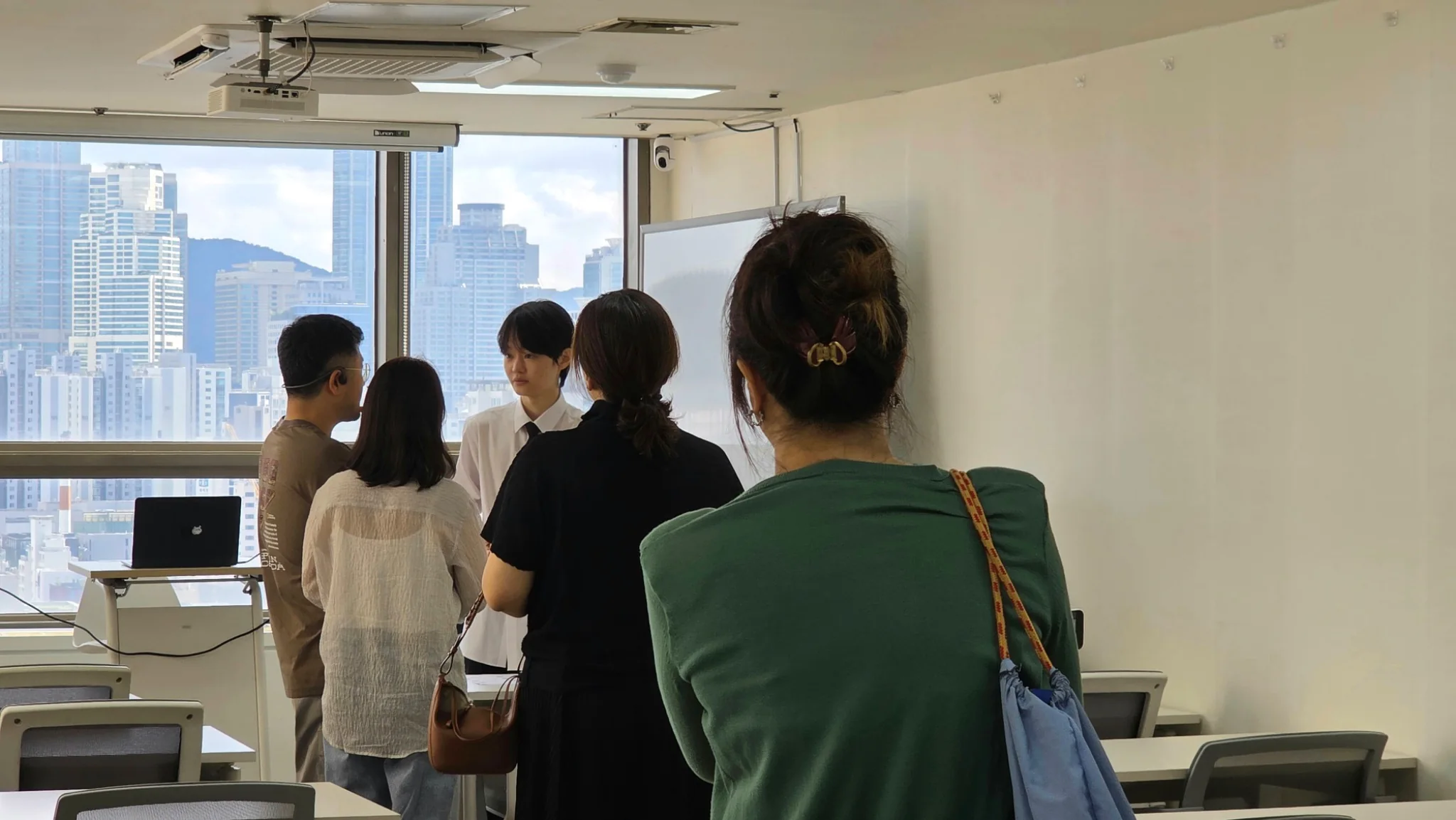 청심국제고 학부모 대상 PREMIER LAB 2028 대입 전략 설명회 현장 사진